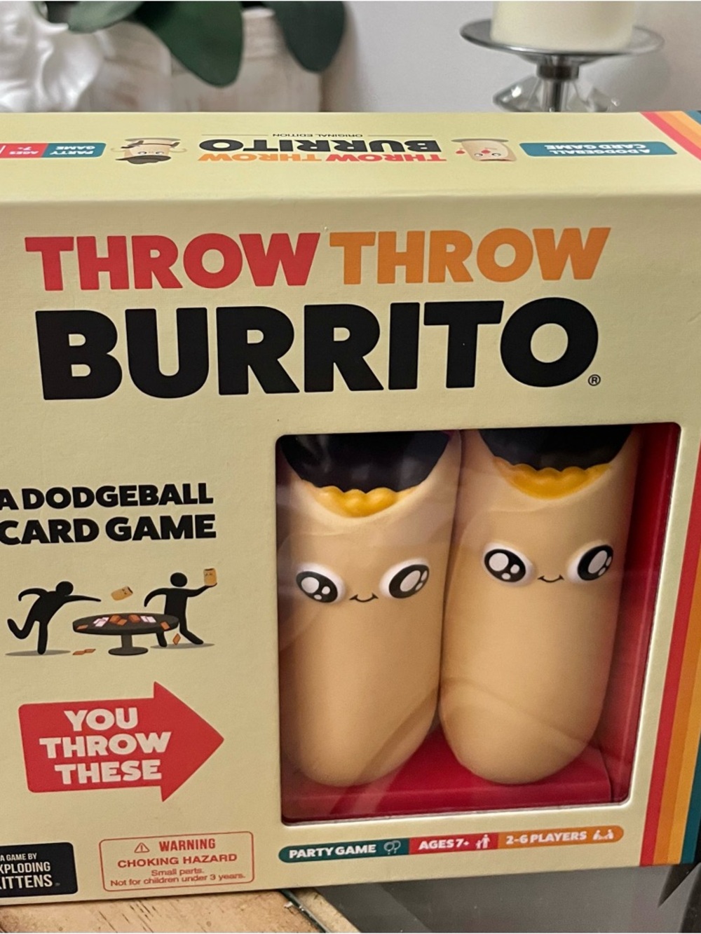 Party Game - Beige Burrito Plush Set